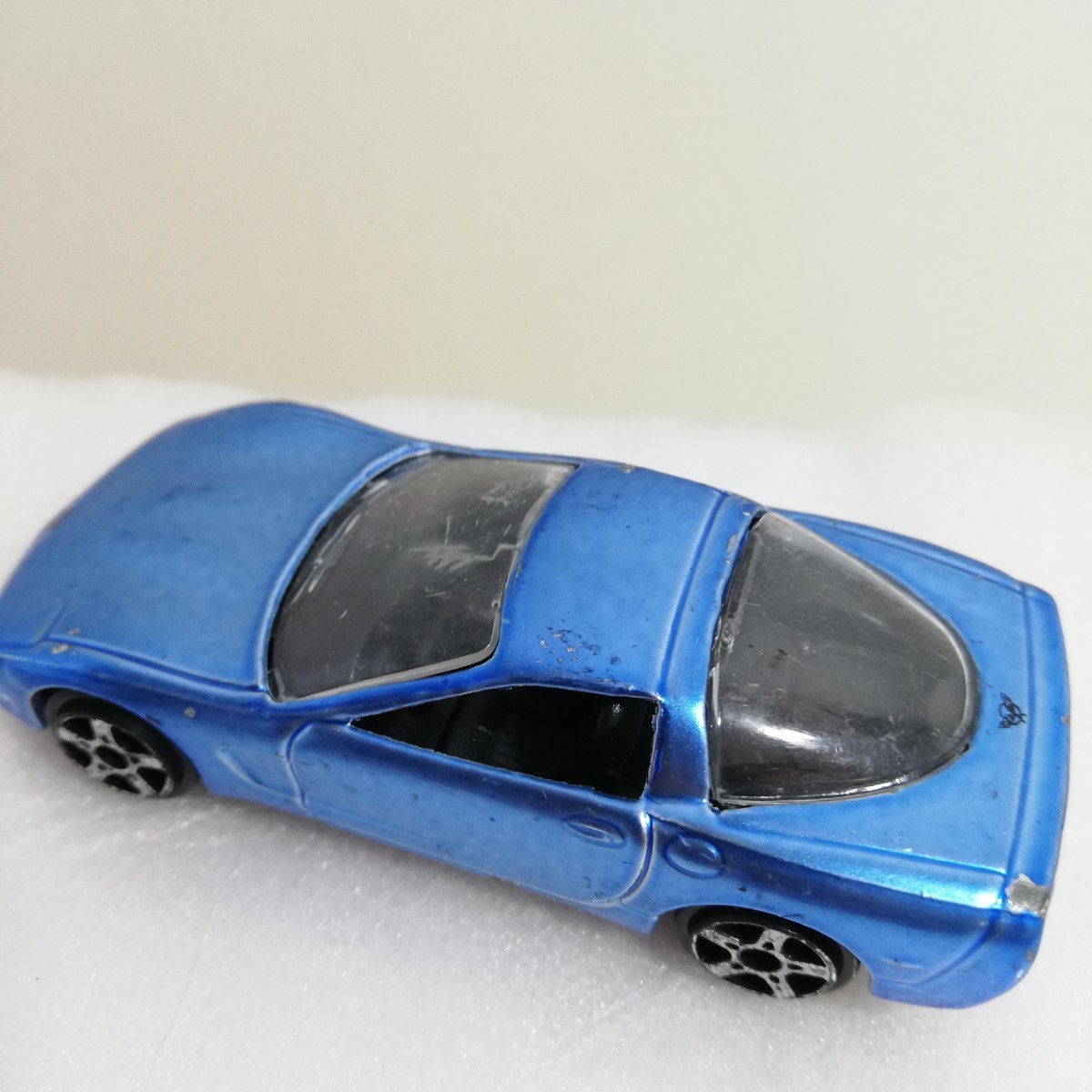 Maisto 1/64 CORVETTE C5 Corvette minicar metallic blue junk 