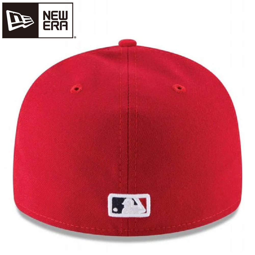 ニューエラ LP 59FIFTY MLBオンフィールド ロサンゼルス・エンゼルス ゲーム スカーレット 8 1個 [T便60] [T便 1/4]_画像2