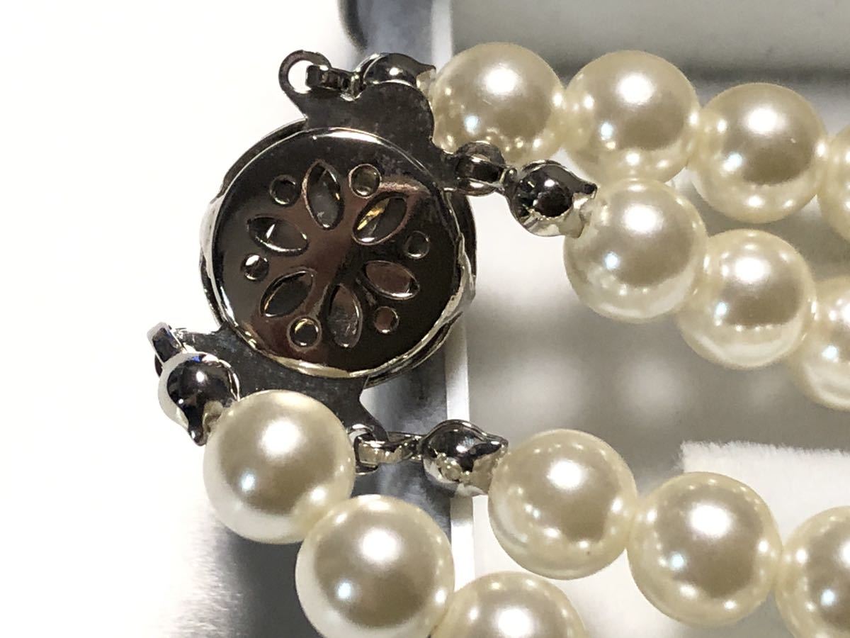  fake pearl 37.5g 6.5. sphere 2 ream necklace beautiful goods [ inspection / pearl ]