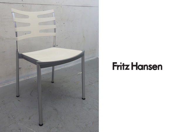 ■P705■美品■フリッツハンセン/Fritz Hansen■デンマーク■ICE/アイスチェア■ダイニングチェア■モダン■屋内・屋外兼用■