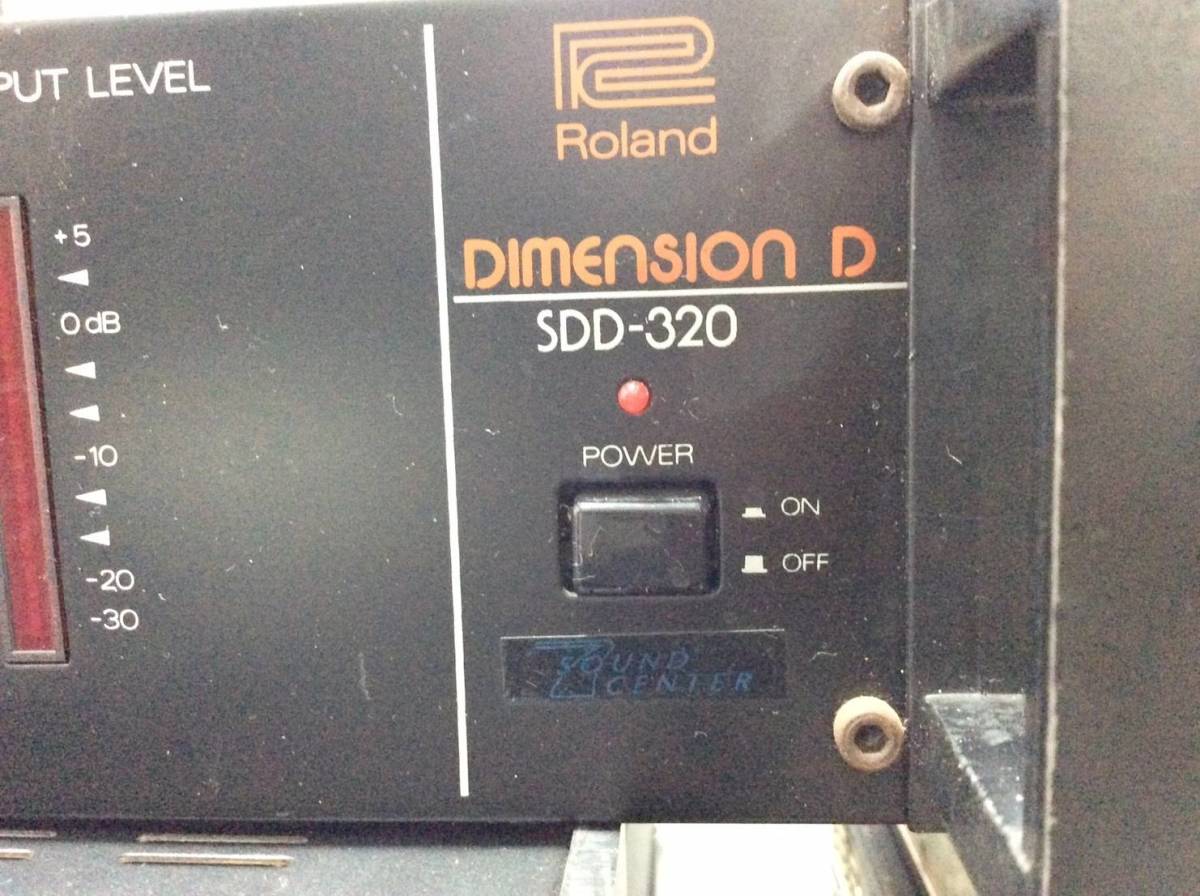 ★オーディオ機器☆Roland ローランド DIMENSION D SDD-320 ディメンションD ステレオコーラス オーディオ機器 通電確認済_画像6