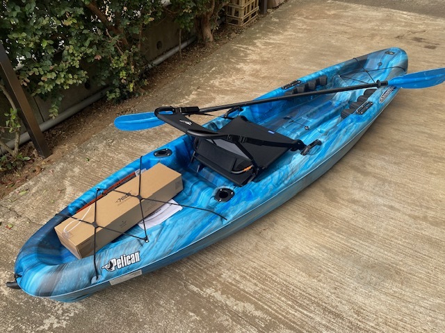 PELICAN AXIOM ペリカン 100XP 2023年モデル シットオンカヤック 新品未使用 引取限定 entinel 100XP angler fishing kayak_画像6