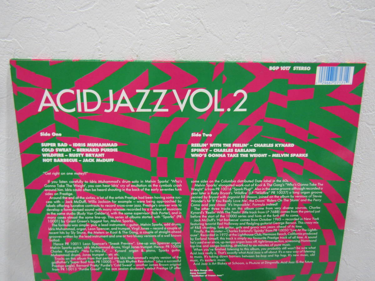 ■【53434】中古特選骨董★LPレコード　ACID　JAZZ　VOL.2　V.A　西ドイツより■_画像5