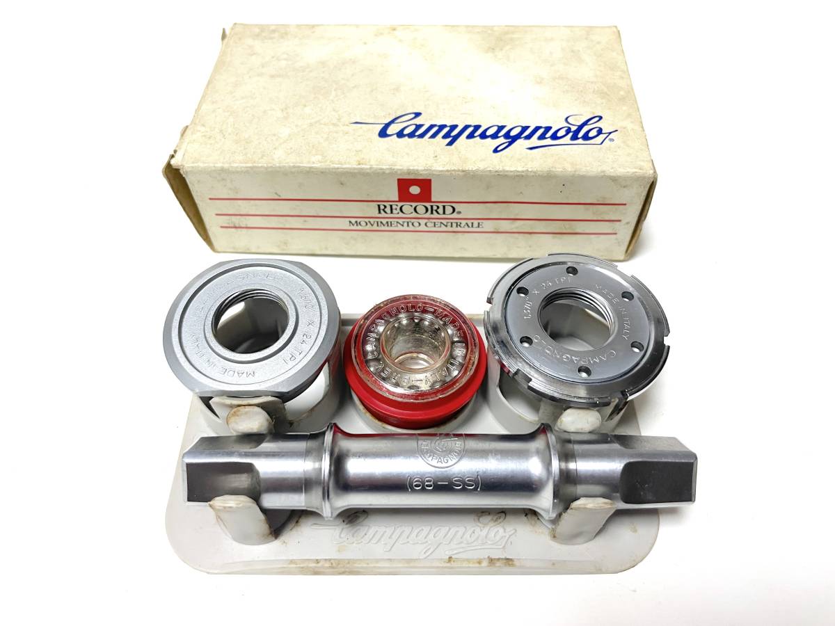 ★美品 箱付 CAMPAGNOLO BB BSC JIS カンパニョーロ CORSA RECORD期 Cレコ 検BIANCHI CINELLI COLNAGO ROSSIN STRADA PISTA TRACK ピスト★