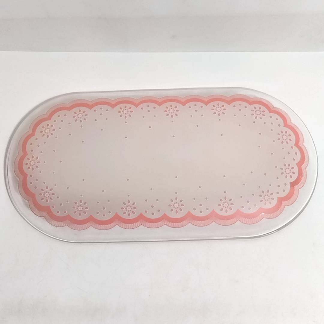Y）KAMEI GLASS カメイグラス サンドイッチ皿 小皿 セット 昭和レトロ 可愛い J0505_画像5