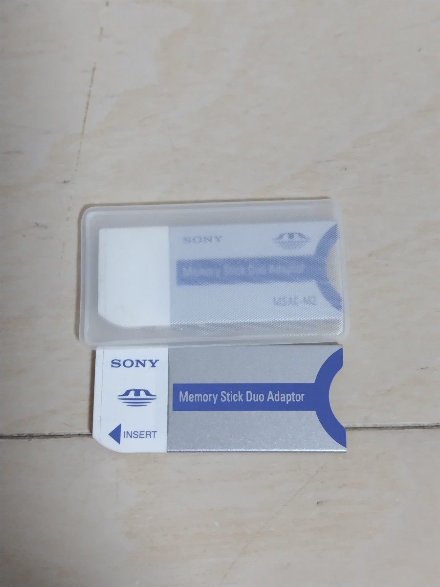 ソニー SONY Memory Stick Duo Adaptor 2枚 MSAC-M2 メモリースティック デュオ 認識確認済み 送料185円よりの画像2