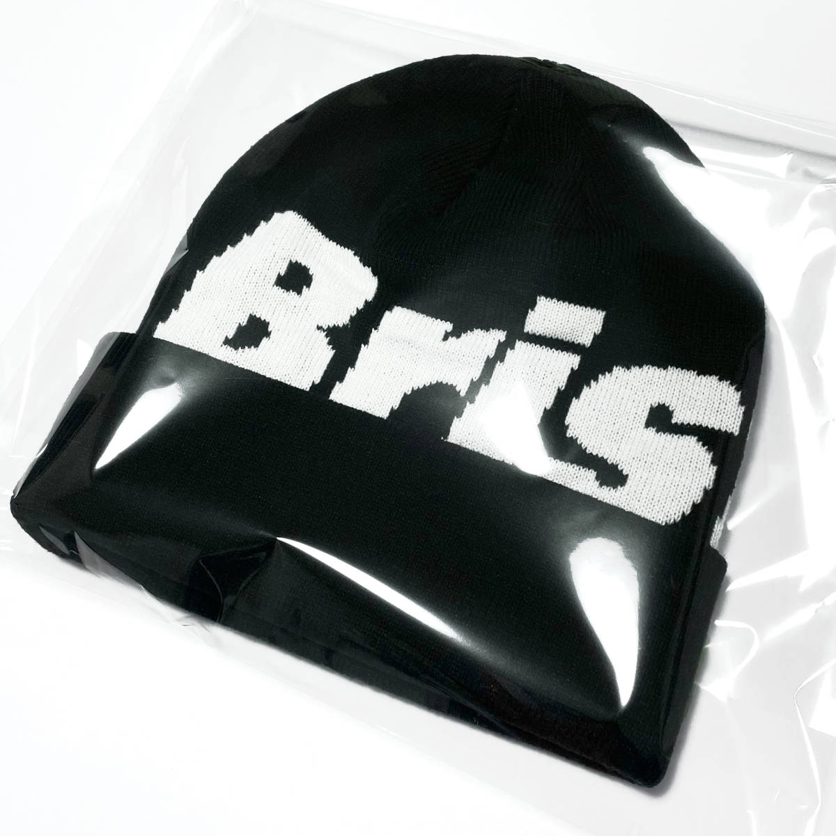 新品23AW黒 F C Real BristolニットキャップBIG LOGO KNIT CAPニット帽