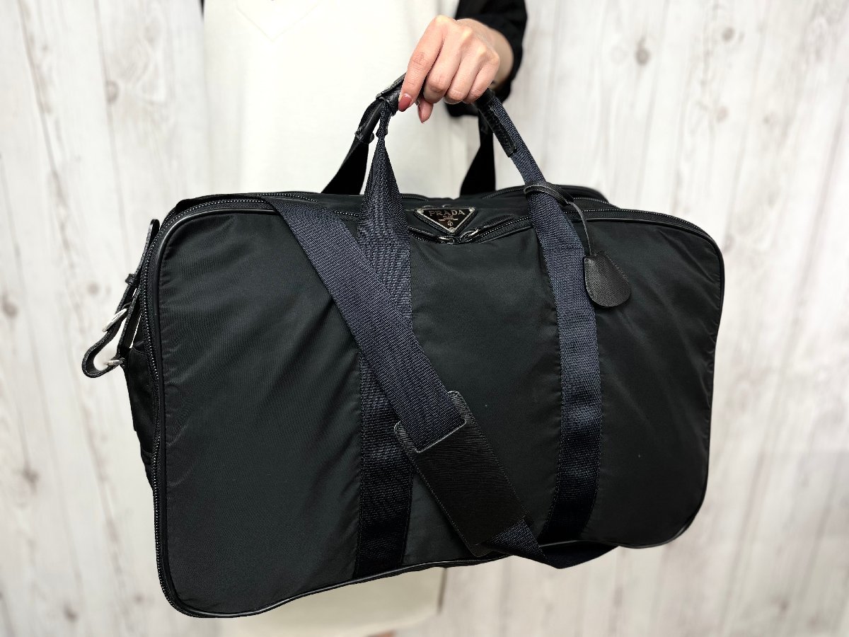 超歓迎された】 テスート プラダ PRADA 極美品 ボストンバッグ 64172