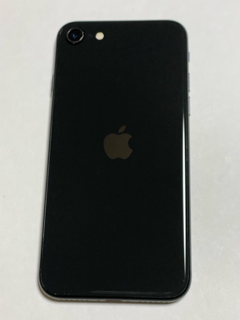【9388】iPhone SE2（第2世代) 128GB バッテリー91％ 美品 SIMロック解除済み 国内版SIMフリー ブラック black 黒  残債無し