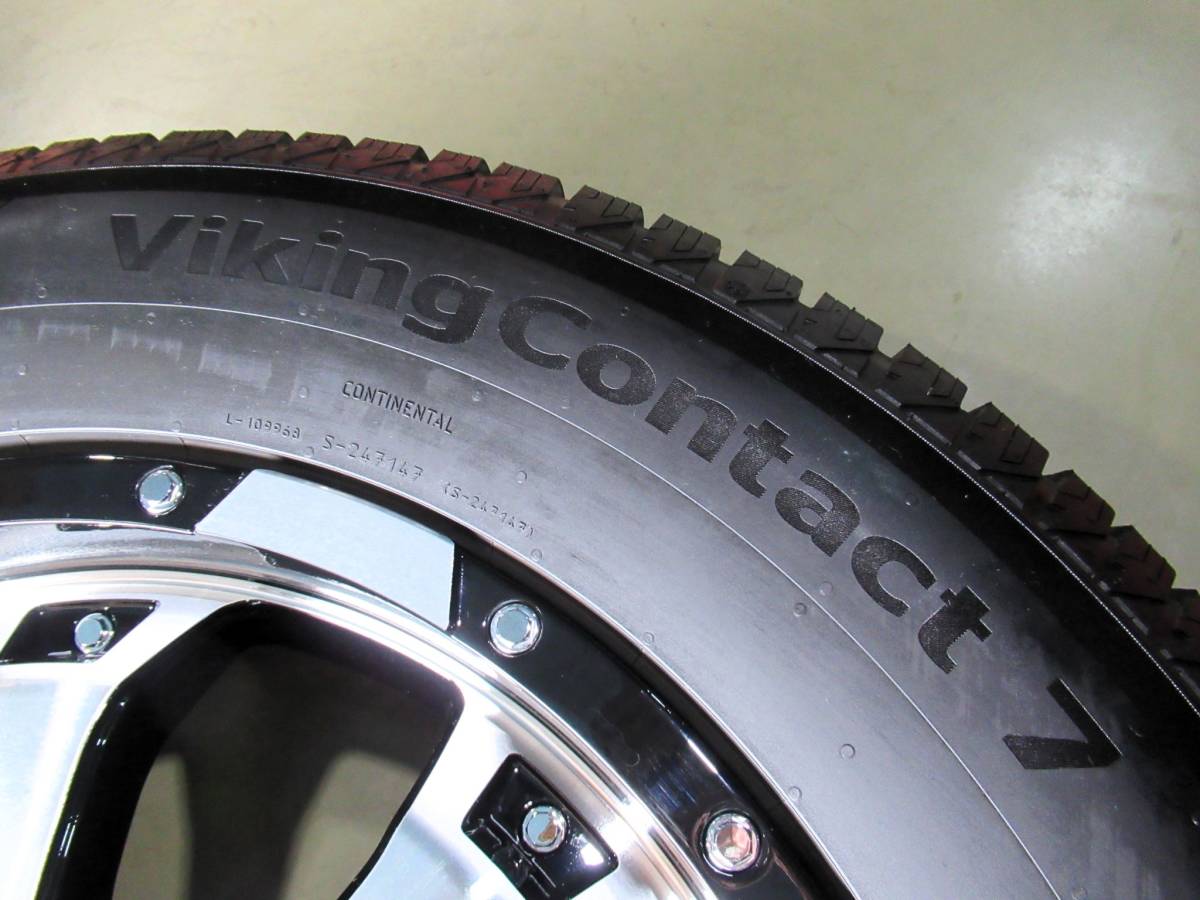 コンチネンタル バイキングコンタクト VC7 265/60R18 スタッドレス MKW MK-46 8.5J +53 PCD 127 5H 4本 ジープ グランドチェロキー_画像3