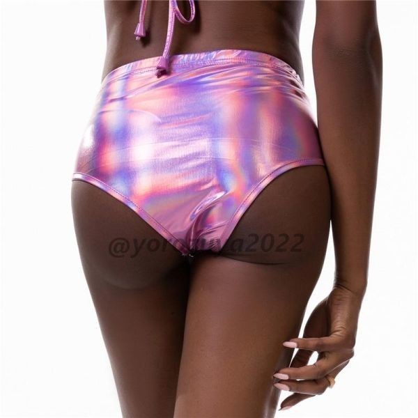 74-316-11 tent gram color lustre tekateka short pants [ pink,L size ] Night Club costume fancy dress sexy cosplay shorts.1