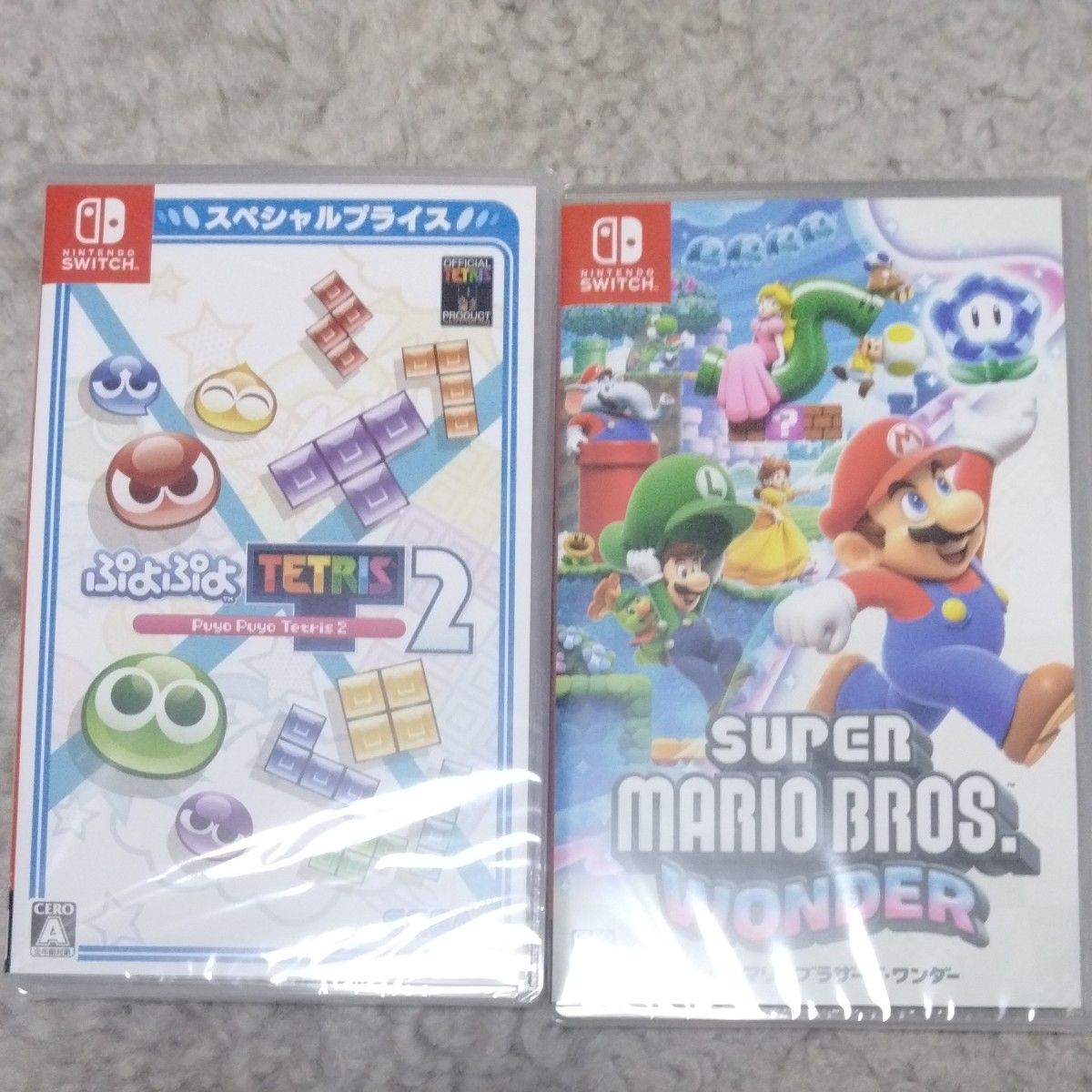 Switch スーパーマリオブラザーズ ワンダー ぷよぷよテトリス2 Switch】 ぷよぷよテトリス2 スーパーマリオブラザーズ ワンダー