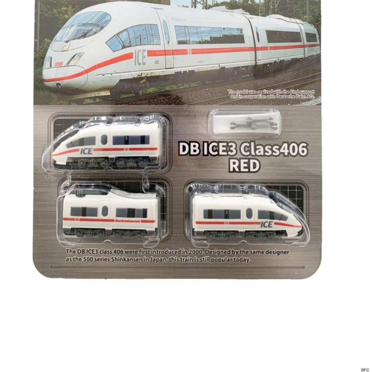 Zゲージ DB ICE3 Class406 RED 送料無料 鉄道模型 ストラクチャー ジオラマ 海外 ドイツ ヨーロッパ 国際線仕様 DB 環境保護_画像3