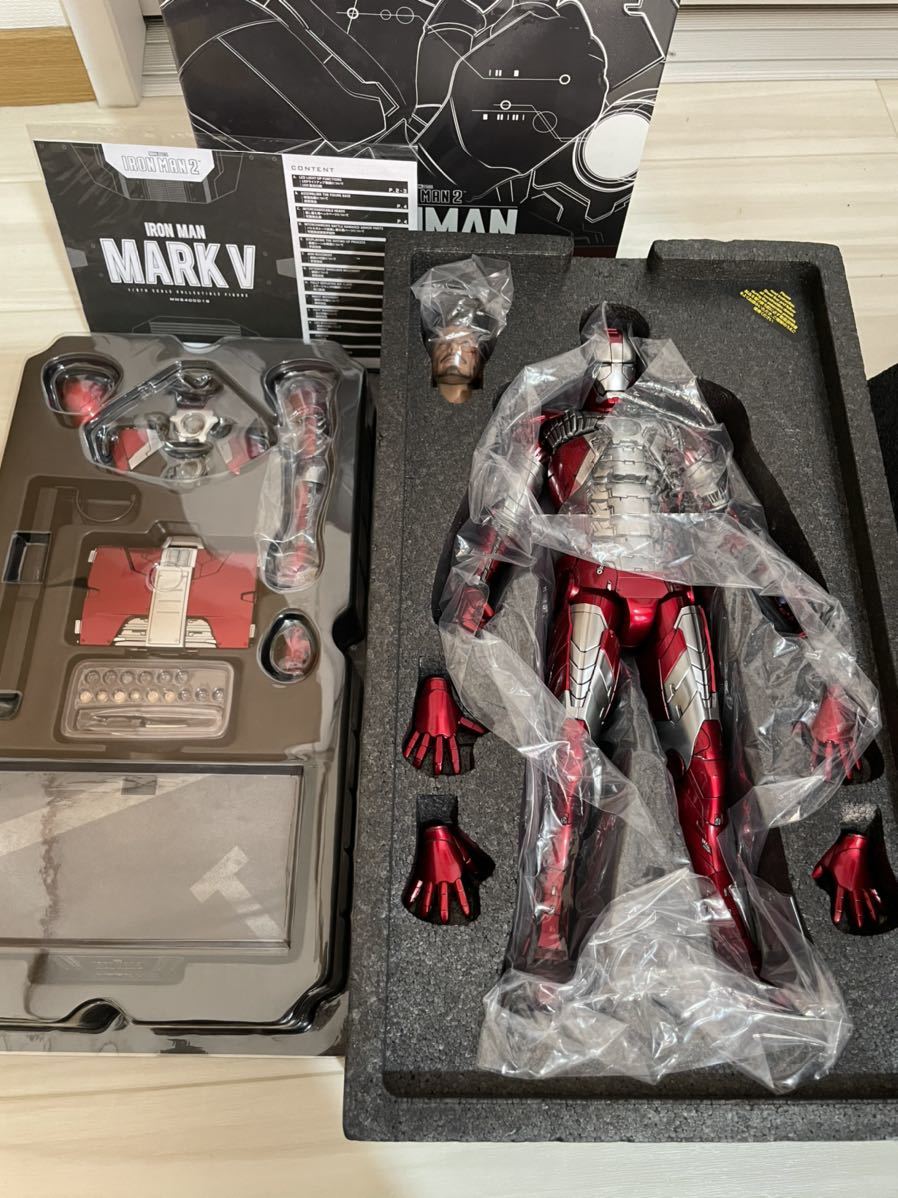 ホットトイズ アイアンマン・マーク5 1/6 ムービー・マスターピース DIECAST IRONMAN_画像2