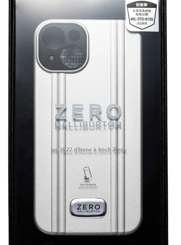 * новый товар * включая доставку ZERO HALLIBURTON iPhone14PLUS для Zero Halliburton серебряный A поли машина boneito производства смартфон кейс Shockproof Case iPhone