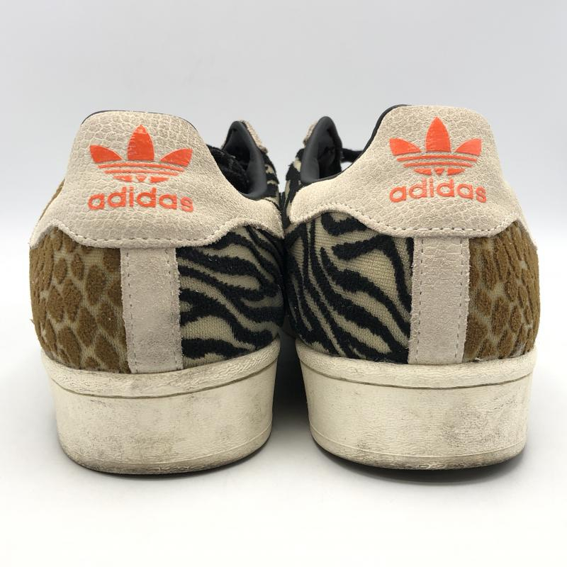 【中古】adidas × atmos Super Star スニーカー 28.5cm FY5232 マルチカラー アディダス × アトモス[240010402836]_画像3