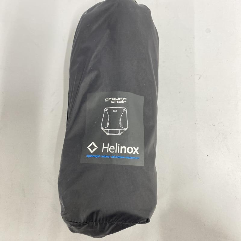 【中古】Helinox ヘリノックス ground chair グランドチェア ブラック ＃1822229[240017583430]