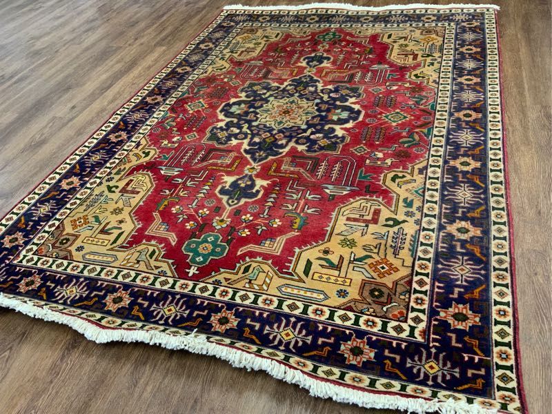 200×143cm【パキスタン手織り絨毯】-
