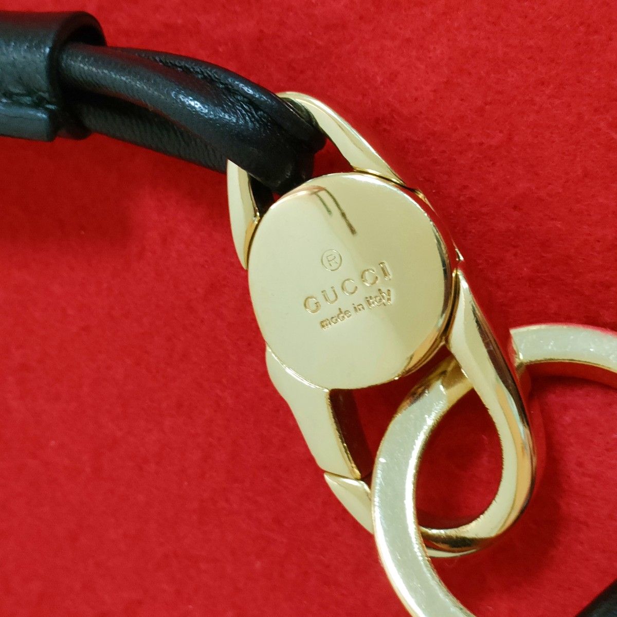 極美品 GUCCI 高級 シマ レザー ワンショルダー トートバッグ グッチ