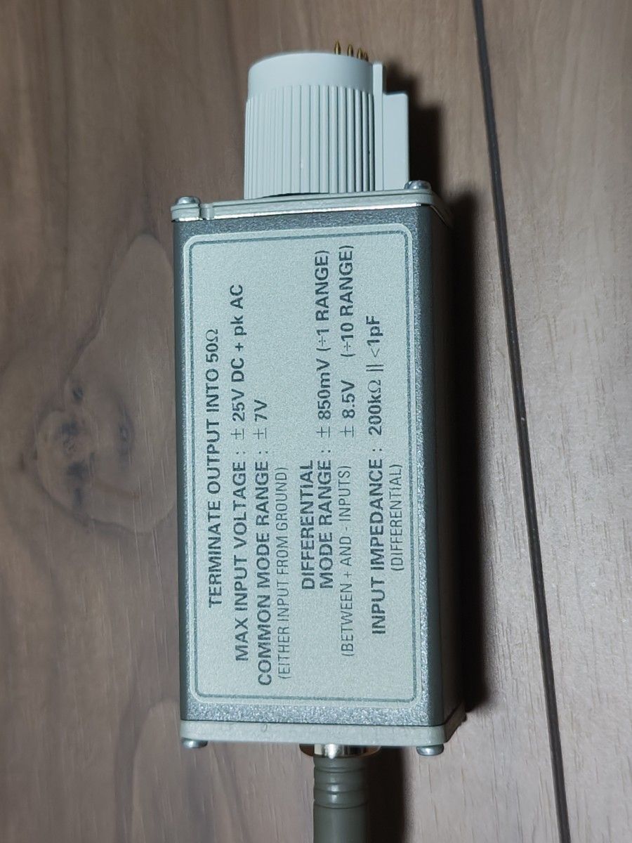 差動プローブ(400MHz) P6246 日本テクトロニクス Tektronix 差動プローブ(400MHz) P6246 日本テクトロニクス Tektronix