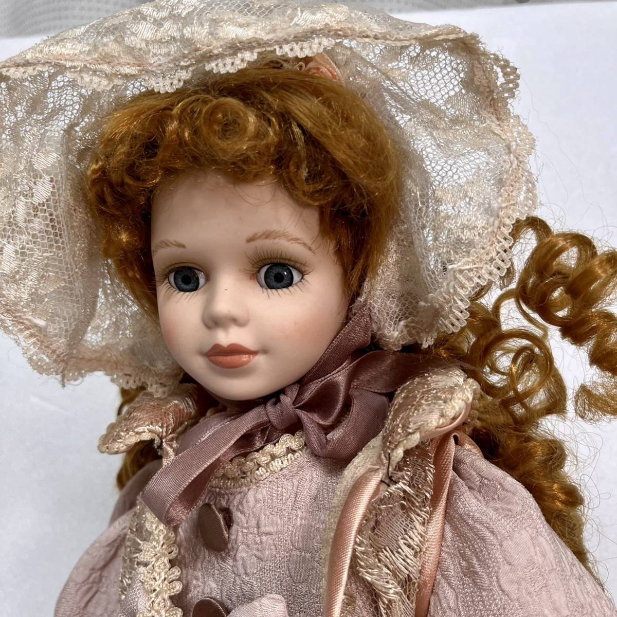 ☆ビスクドール アンティーク フランス人形 少女 西洋人形 陶器人形 
