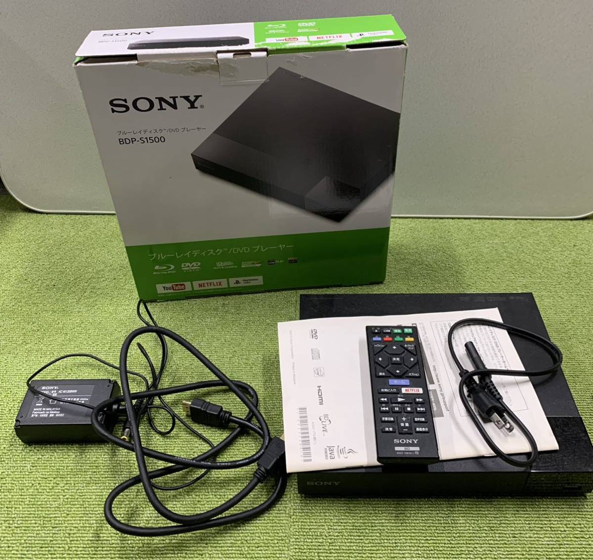 SONY ブルーレイディスク﹨DVDプレーヤーBDP-S1500 - プレーヤー