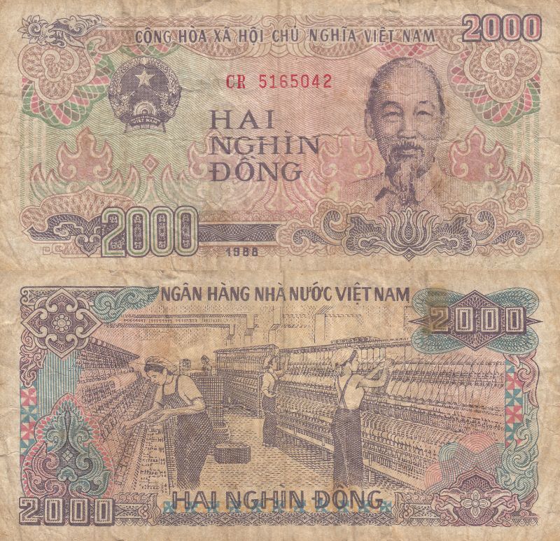 ☆ポーランド・ベトナム・インドネシア・イラク 旧紙幣セット