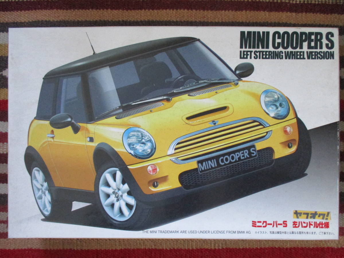 フジミ 1/24 ミニクーパーS 左ハンドル仕様 LEFT STEERING WHEEL VERSION MINI COOPER_画像1