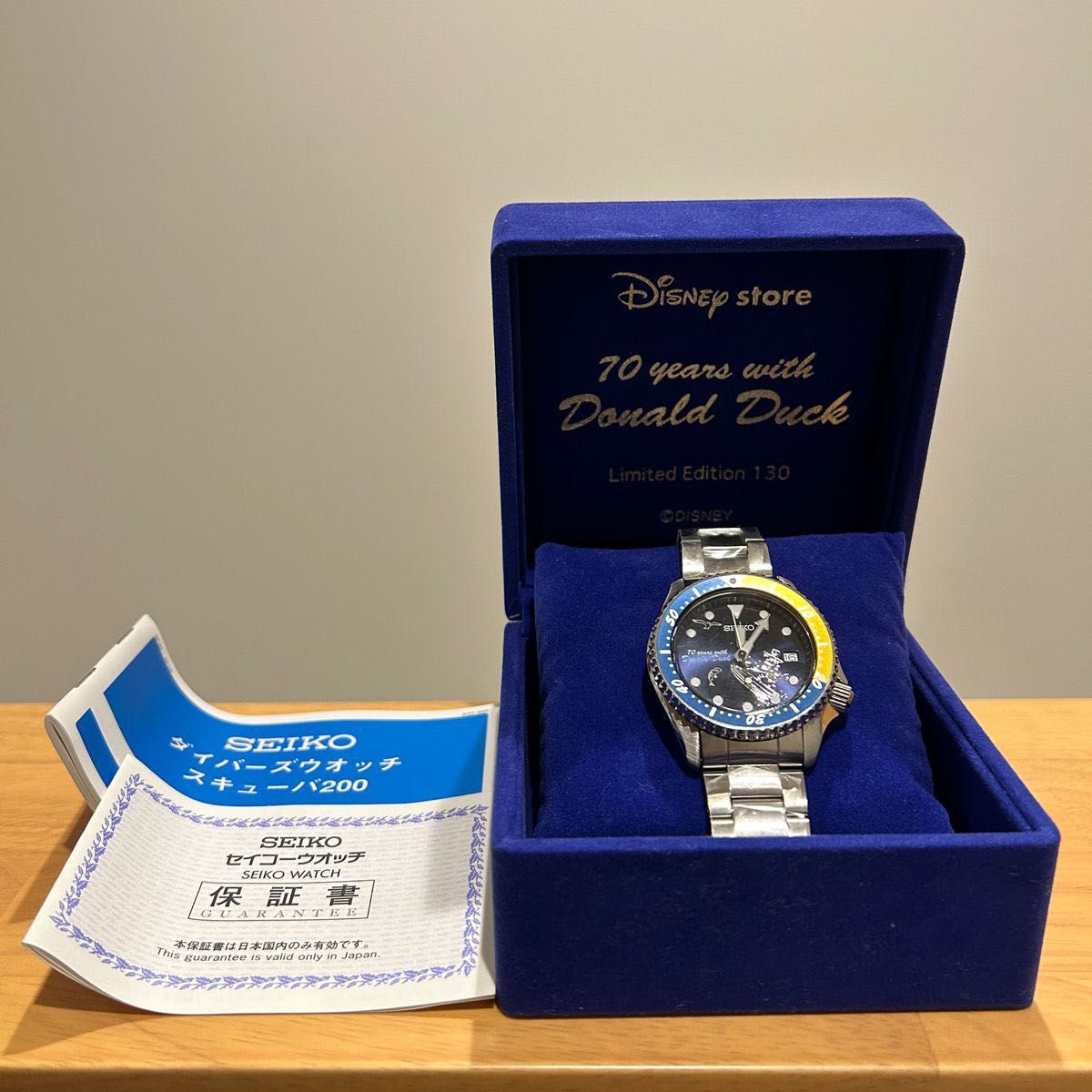 超希少SEIKO セイコー ディズニーストア限定130個 ダイバーズ 超希少SEIKO セイコー ディズニーストア限定130個 ダイバーズ