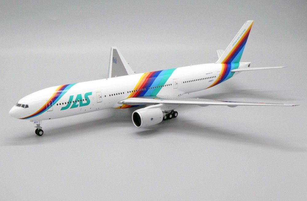 新品】1 200 JAS 日本エアシステム B777 レインボーセブン JAL 新品】1 200 JAS 日本エアシステム B777 レインボーセブン JAL