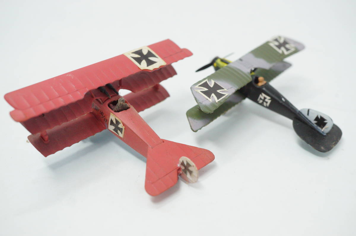 玩具 歴史的な航空機のコレクション 古い飛行機、複葉機、三階建て飛行機 x5 1016D12の画像4