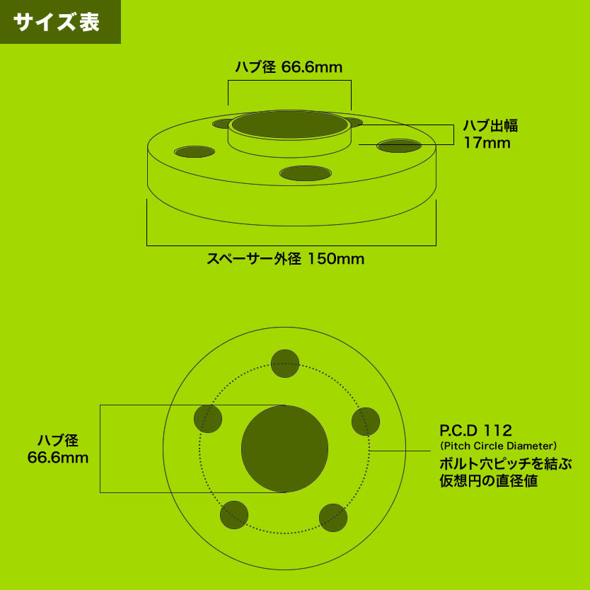 アウディ e-tron 2019- ハブ付きワイトレ 前後4枚セット 厚み15mm(2枚)/20mm(2枚) 品番W48/W49_画像4