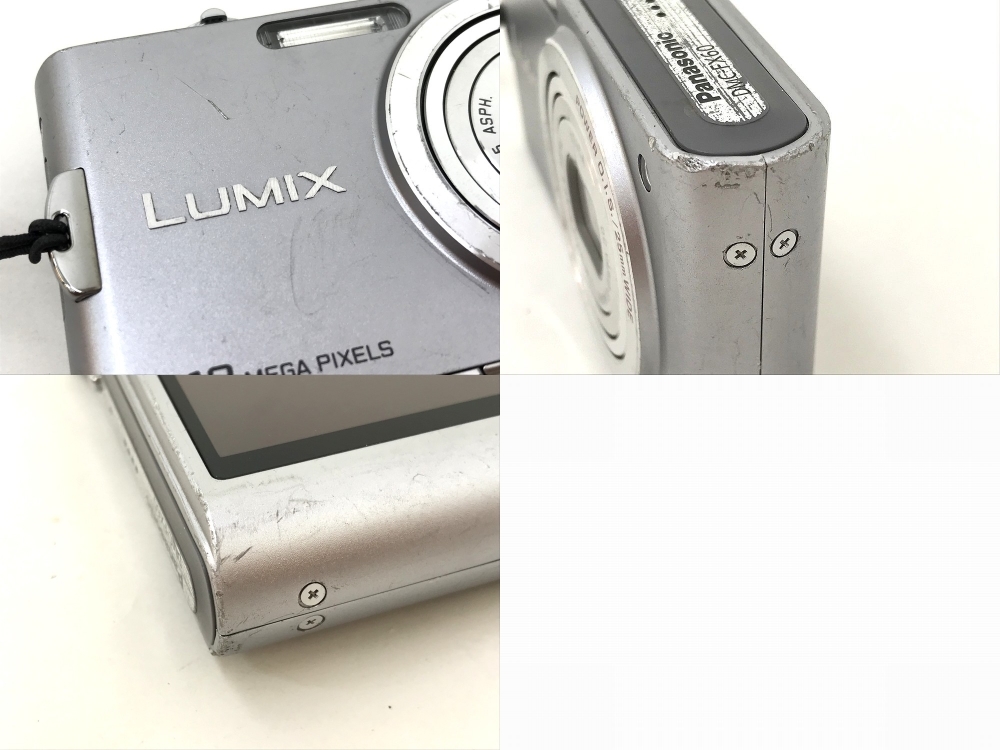 ●【同梱可】【60】中古品 Panasonic パナソニック LUMIX FX DMC-FX60 デジタルカメラ プレシャスシルバー バッテリー・メモリーカード付_画像10