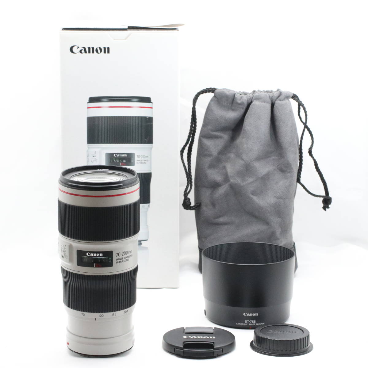 超可爱の F4L EF70-200mm 望遠ズームレンズ 【美品】キヤノン IS EF70