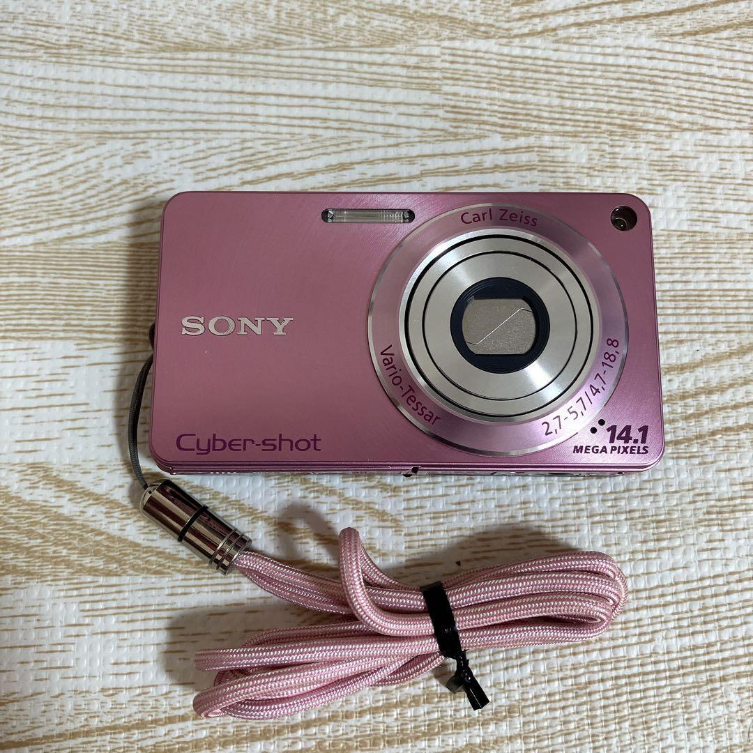 SONY ソニー Cyber-shot DSC-W350(P)(元箱・取説付)-
