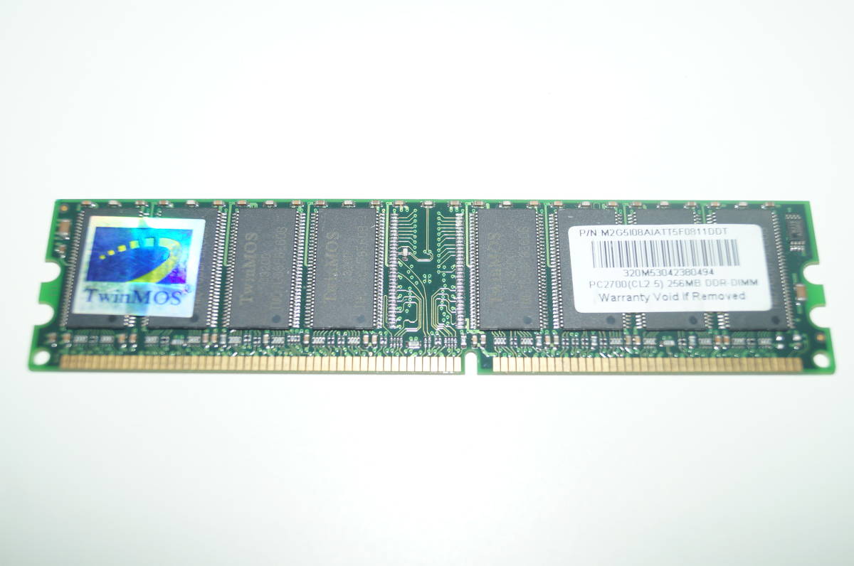 TwinMOS PC-2700（CL2.5） 256MB　DDR-DIMM　メモリ_画像1
