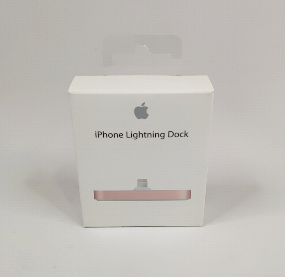 【送料無料】Apple 純正 iPhone Lightning Dock Rose Gold ML8L2AM/A（ドック クレードル スタンド ローズゴールド）_画像1