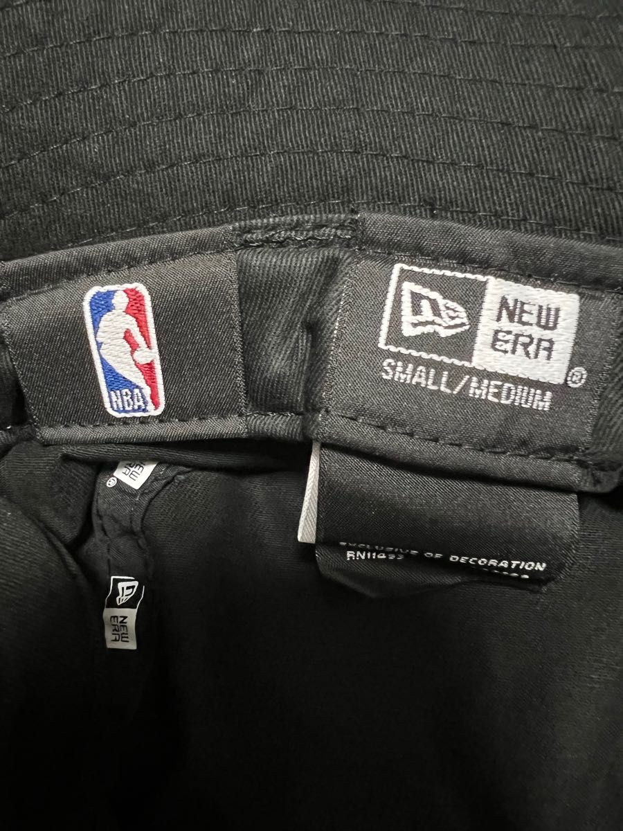 NEW ERA ニューエラ 帽子　バケットハット サファリハット　バスケットボール　NBA 黒　ブラック
