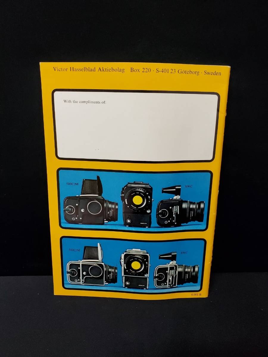 HASSELBLAD Hasselblad camera catalog single‐lens reflex 1975 year UKT107