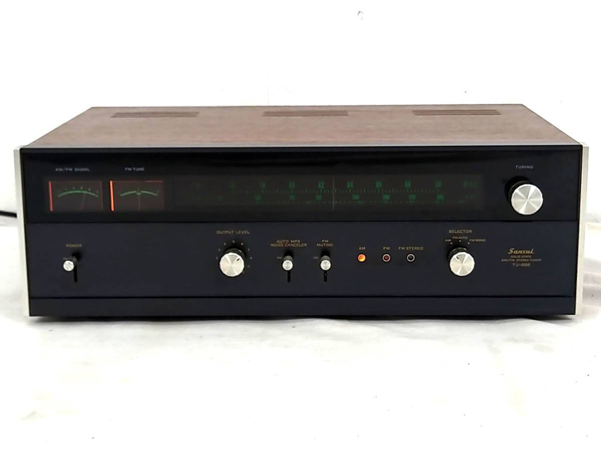 SANSUI サンスイ TU-888 AM/FM ステレオチューナー 木目 MPXノイズ