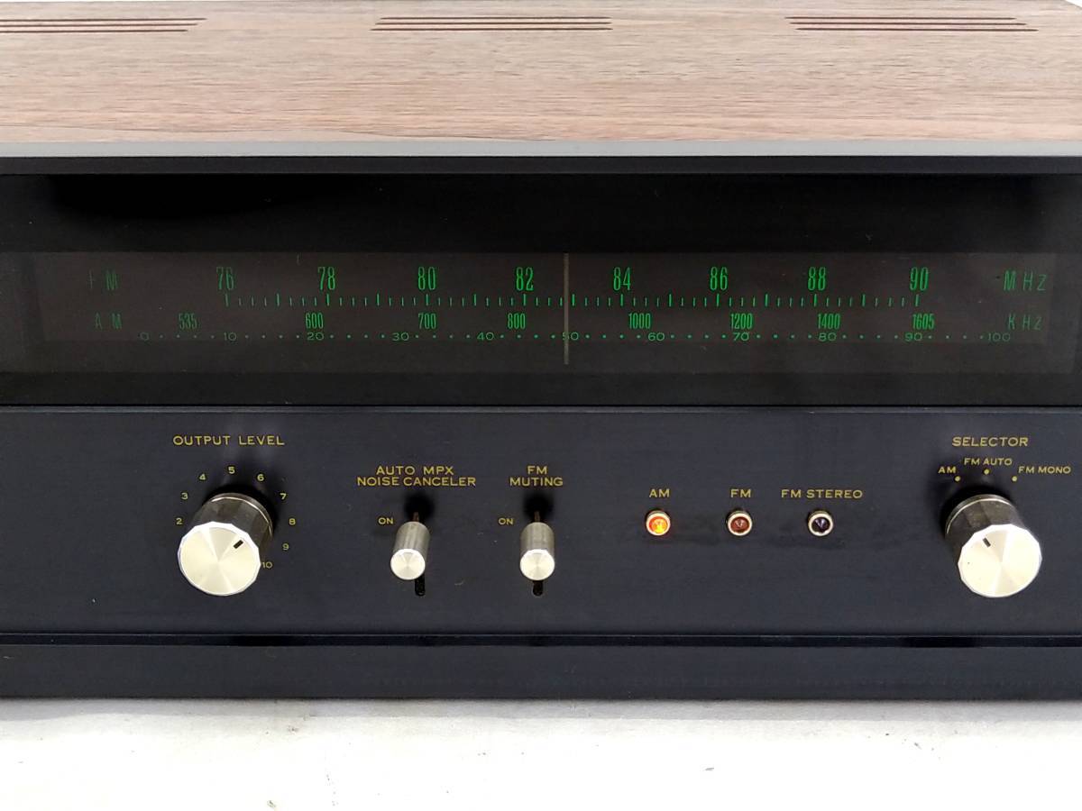 SANSUI サンスイ TU-888 AM/FM ステレオチューナー 木目 MPXノイズキャンセラー回路_画像5