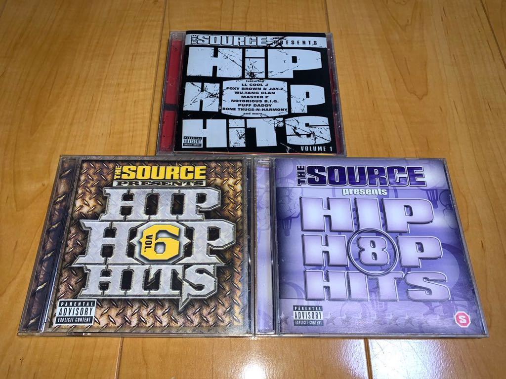 【輸入盤CD】V.A. / The Source Present Hip Hop Hits 3枚セット / Volume 1 / Volume 6 / Volume 8_画像1