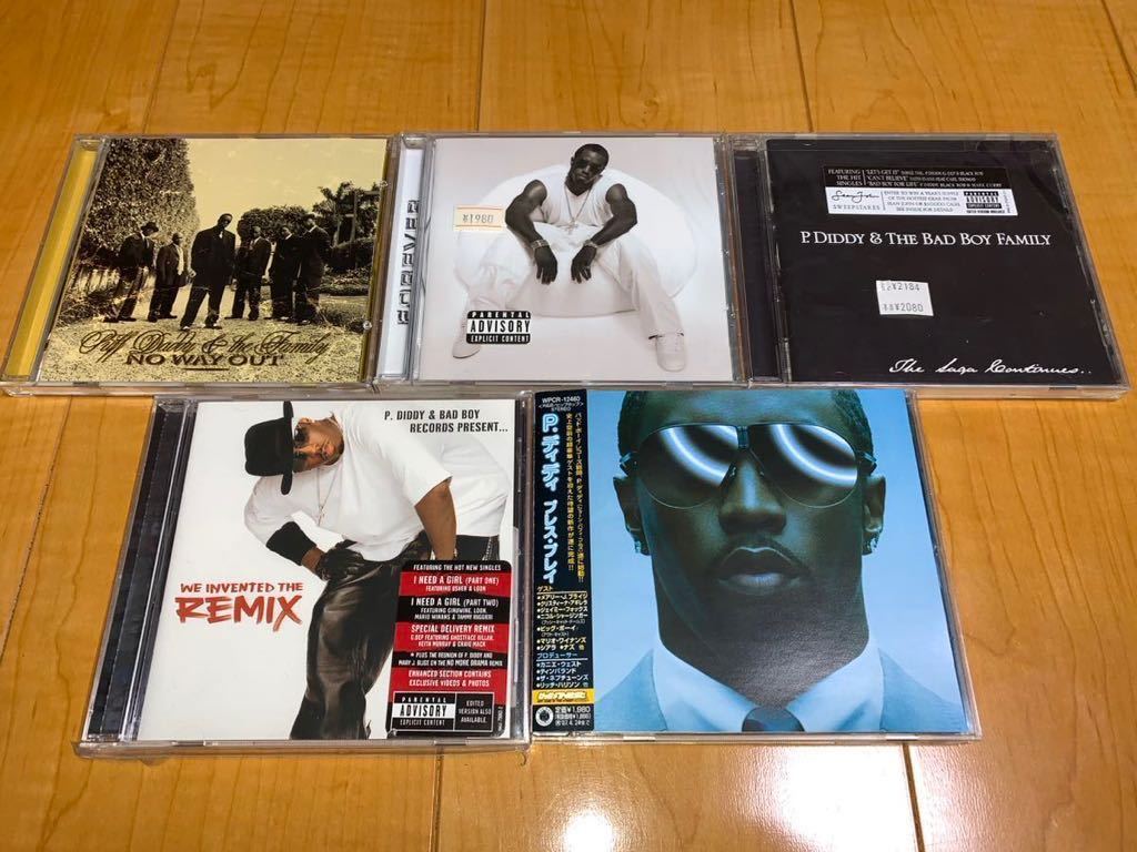パフ・ダディ 関連5枚セット / PUFF DADDY / No Way Out / FOREVER
