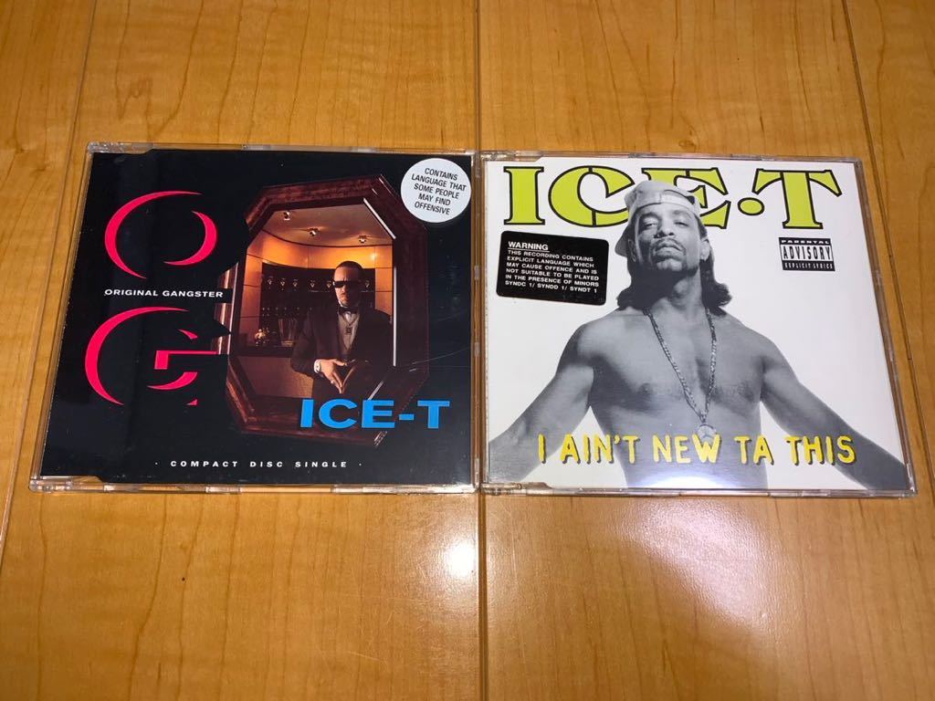 【輸入盤CD】Ice-T シングル2枚セット / アイス-T / O.G.: Original Gangster / I Ain't New Ta This / G-RAPの画像1