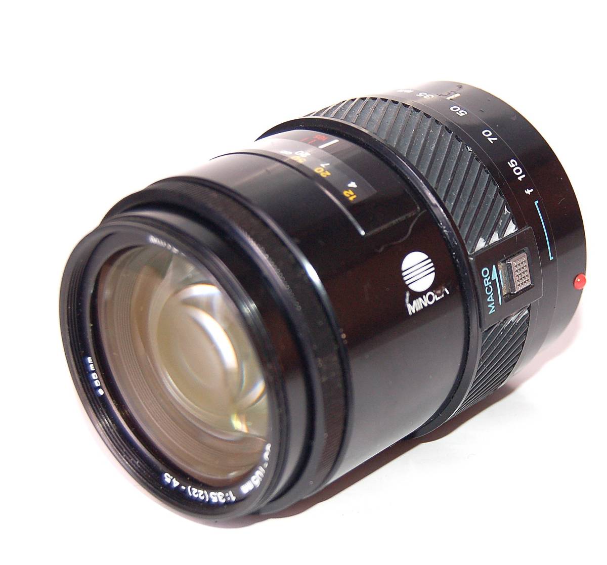 金属鏡胴初期型　ミノルタAF35-105mmF3.5-4.5　実写済　難あり　ジャンク_付属品なし　難ありジャンク