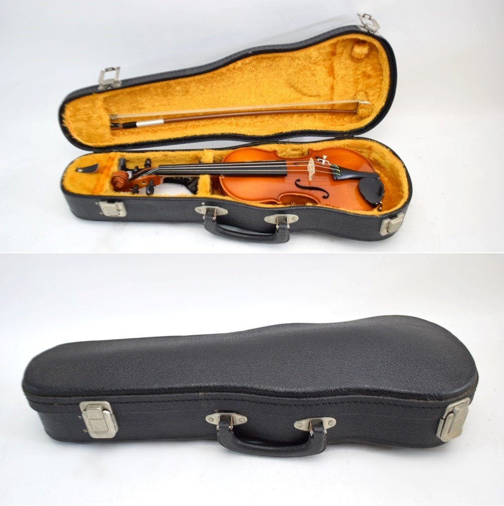 SUZUKI VIOLIN 1/10 バイオリン No.280 全長約39cm 弓 ハードケース付属 スズキ 分数バイオリン_画像8