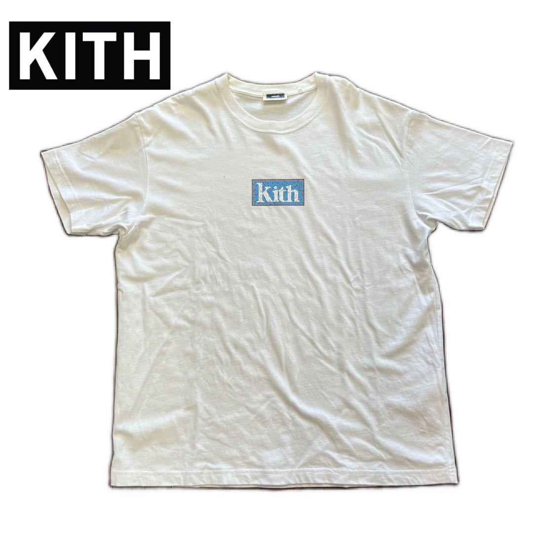 オカ KITH キース キス タイル ボックス box ロゴ Tシャツ 半袖 L