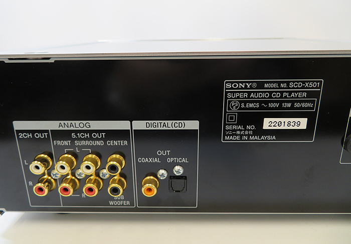 美容產品SONY /索尼CD播放機SCD-X501超級音頻CD帶遙控器 原文:美品 SONY/ソニー CDプレーヤー SCD-X501 スーパーオーディオCD リモコン付き