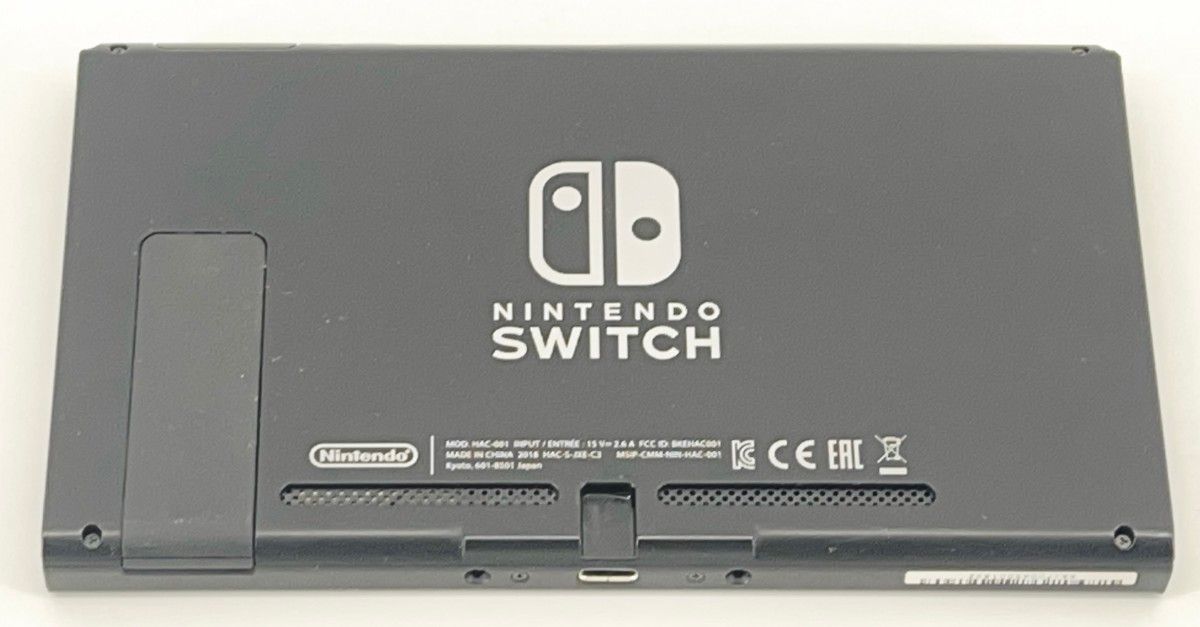 中古ゲーム機 Nintendo Switch HAC-001 初期型 2018年製 本体と外箱