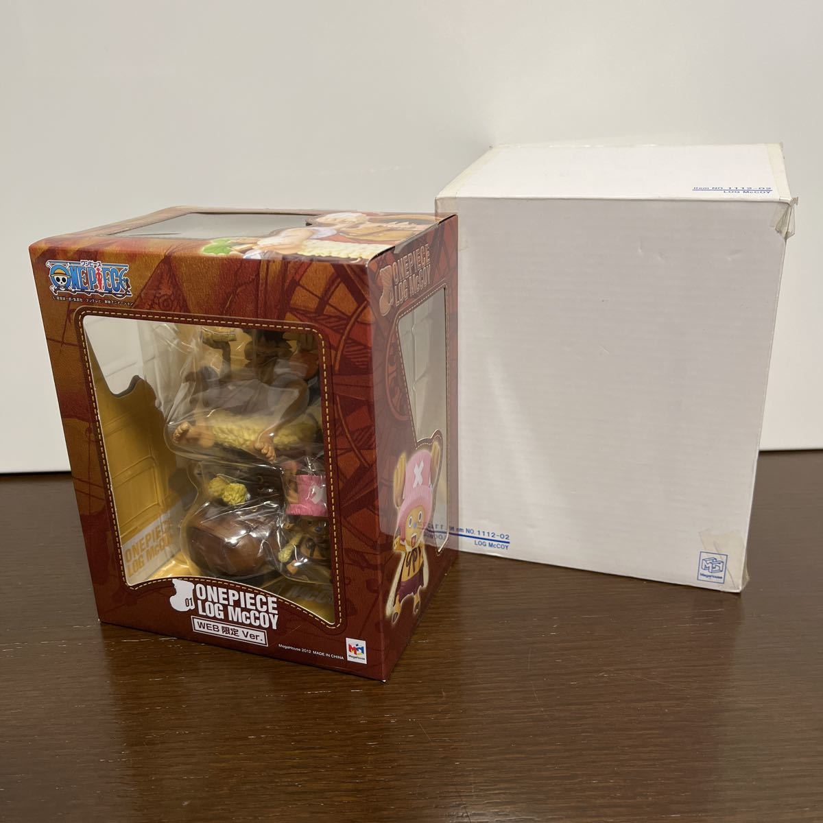 未開封 送料無料 ワンピース ログマッコイ ONEPIECE LOG McCOY WEB限定Ver メガハウス フィギュア ルフィ チョッパー 01 LUFFY CHOPPER_画像1